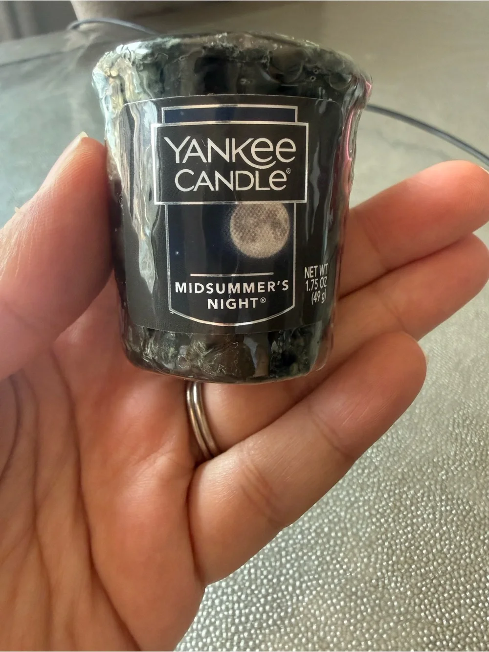 Yankee Candle Midsummer's Night Votive - Black